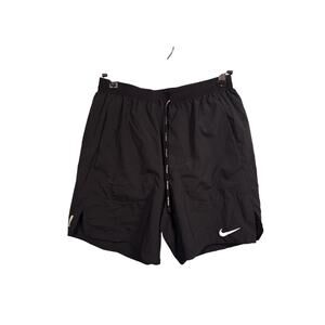 Nike Running Shorts Mens Small Black Flex Stride 7" Inseam Brief Lined Dri-FIT